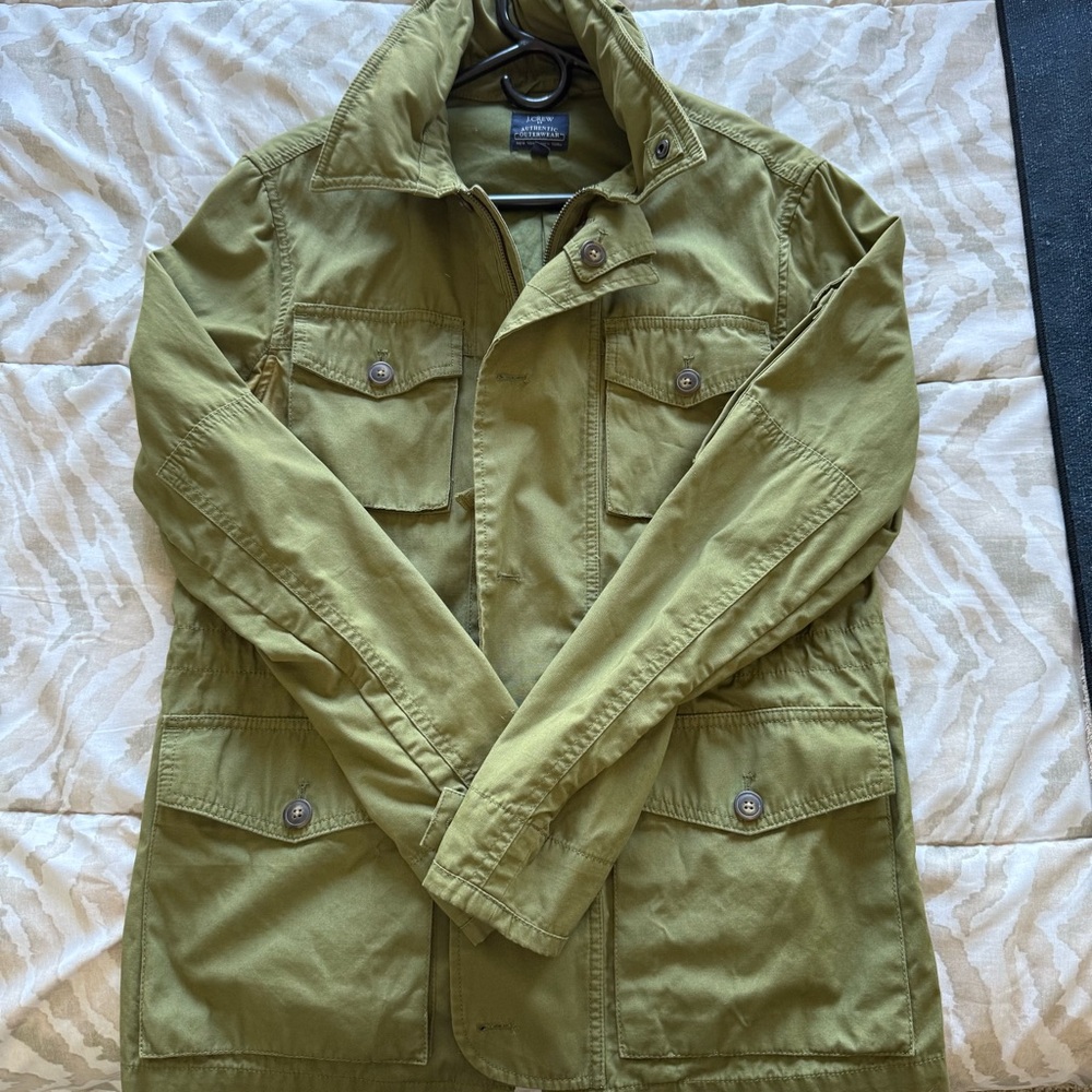 J. Crew Utility Jacket in Olive